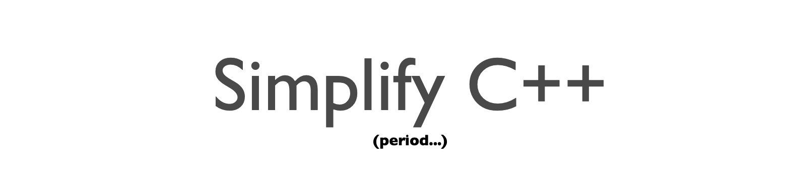 Simplify C++ Project Thumbnail